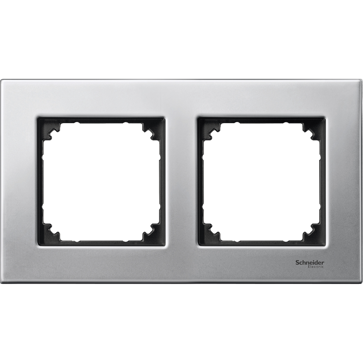 M-Elegance keret platina 2-es vízszintes és függőleges fém platina kezeletlen fényes Schneider