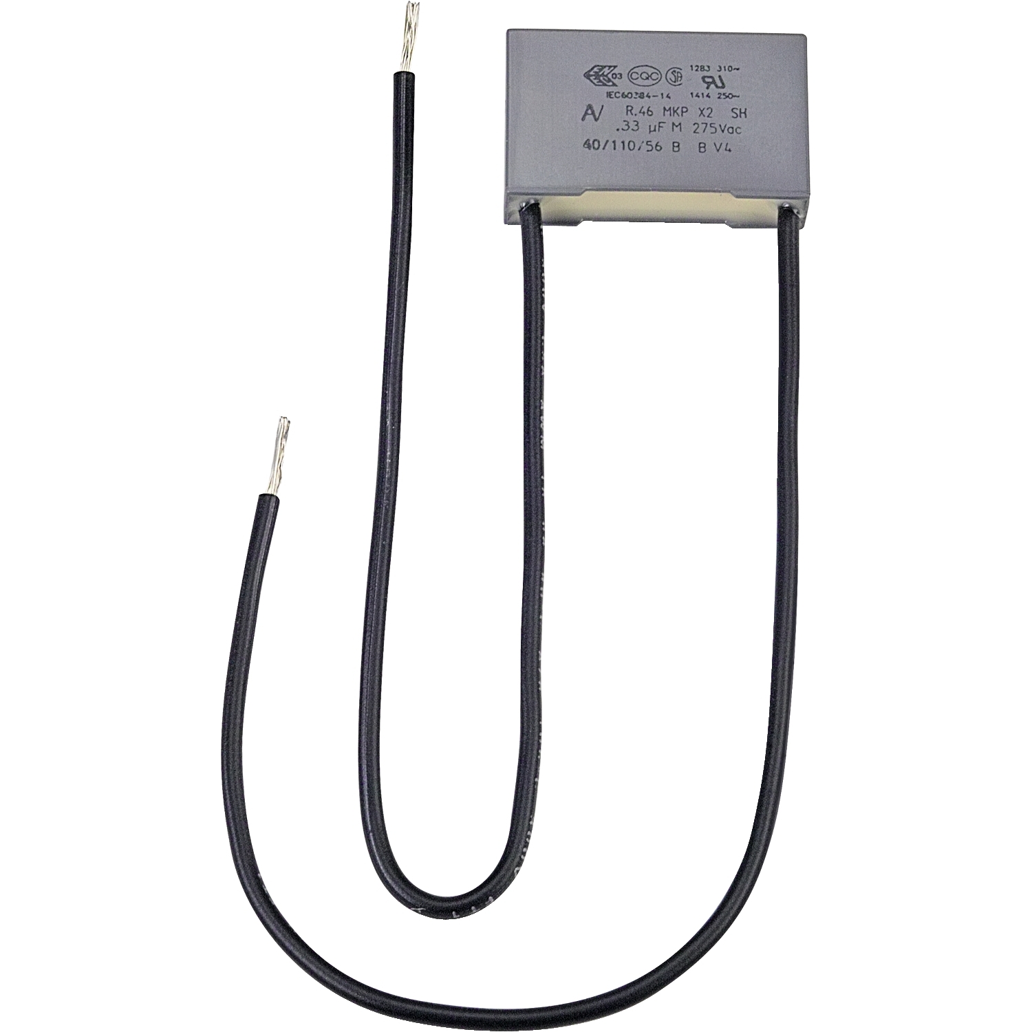 Kondenzátor 230VAC 0.33µF párhuzamos kondenzátor L-lámpához 0.33µF 230V 25mm Argus Schneider