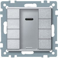  MTN627960 MTN627960 KNX PU.BTN.4G PLUS W.IR REC.TPM ALU SYSM  