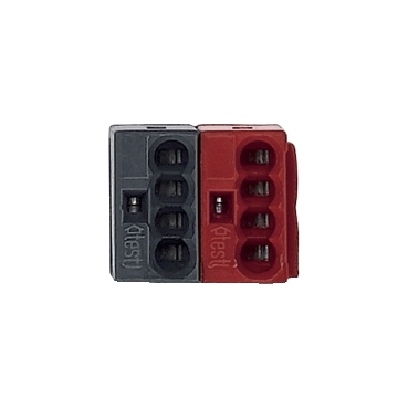 Merten-KNX buszcsatoló sorkapocs, fekete/piros, 50 db/cs MTN689701