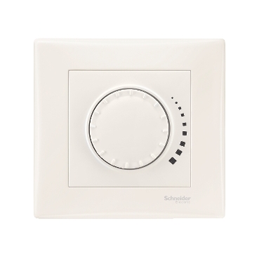 Beige rotary dimmer