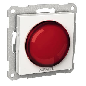 Exxact Varattuvalo "VARATTU" 230V punainen linssi, valkoinen