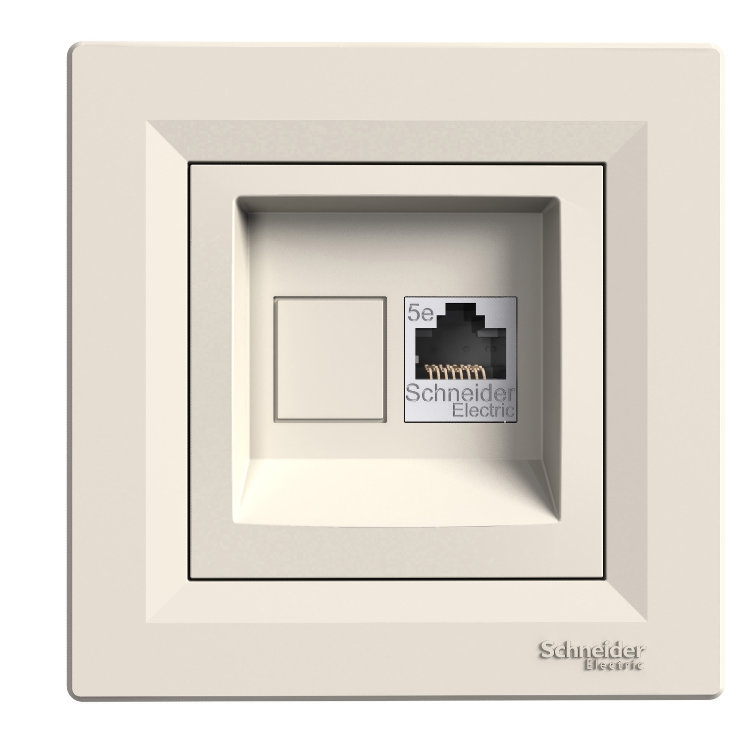 EPH4370523 Asfora - yksi RJ 45 -adapteri ilman liitintä, kerma ilman kehystä