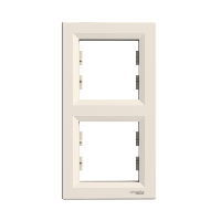  EPH5810223 EPH5810223 Asfora - vertikalni ram za 2 elementa - bež Tip proizvoda ili komponente	
Dekorativni ram
Nijansa boje	
Krem
Tip pakovanja	
Pakovanje u kesicama
Dopunske informacije
Broj grupa	
2 gangs vertical
Materijal	
ABS (acrylonitrile butadiene-styrene): cover frame
Završna obrada	
Sjajno 