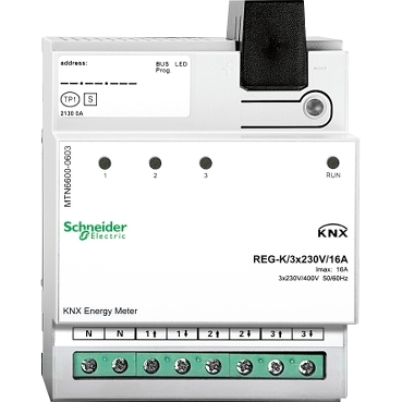 KNX fogyasztásmérő REG-K/3x230V/16A