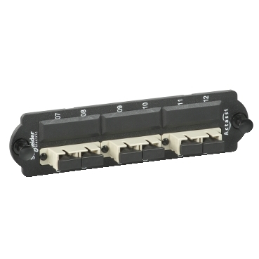 Actassi, Front Adapters Plate, Fibre Optic With 3 X SC Dplx MM Adapters