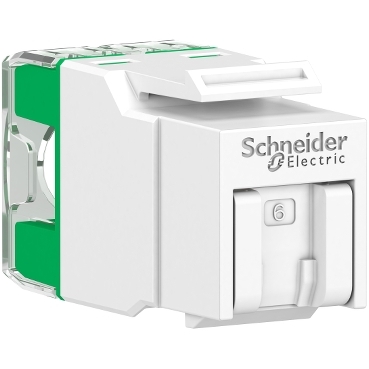 Actassi, S-110 Connector, RJ45 Keyst One Unshielded Cat6 Shutter