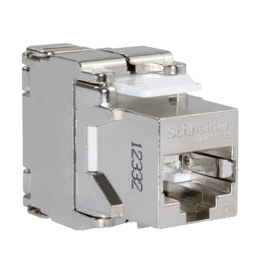 Actassi, Modular Jack, Category 6A, 10G, FTP, Non Shuttered