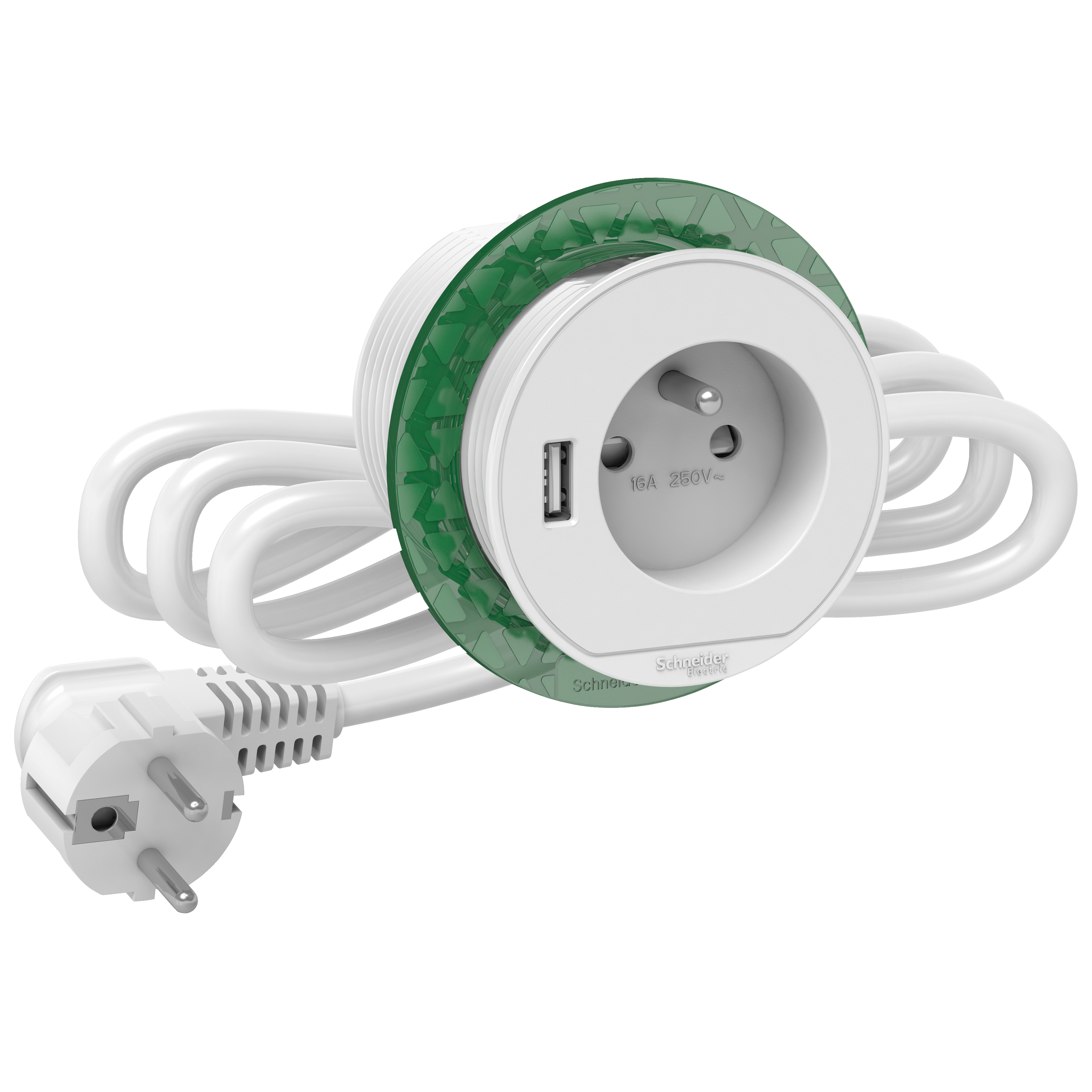 Bloc prise XS 1 PC+USB A – Bl