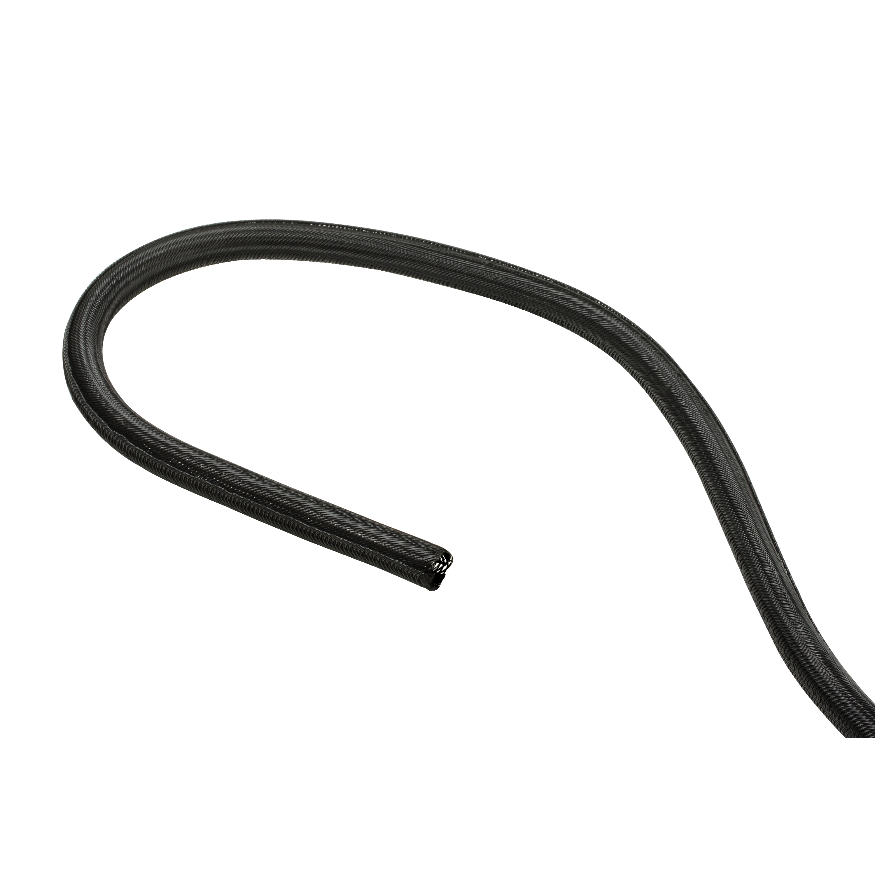 Gaine-câble tissu S noir