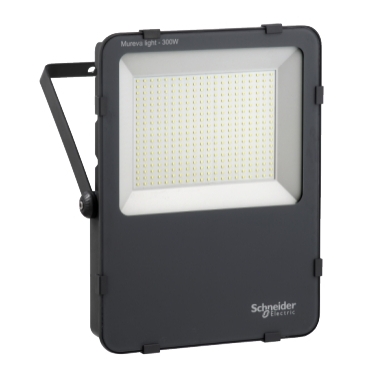 LED fényvető 1x 300W 230V AC 30000lm 6500K fekete-ház alumínium IP65 Mureva LED Schneider