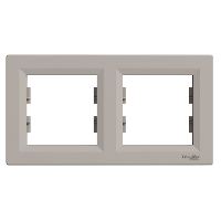  EPH5800269 EPH5800269 Asfora - horizontalni ram za 2 elementa, bronzani Tip proizvoda ili komponente	
Dekorativni ram
Nijansa boje	
Bronzana
Tip pakovanja	
Pakovanje u kesicama
Dopunske informacije
Broj grupa	
2 gangs horizontal
Materijal	
ABS (acrylonitrile butadiene-styrene): cover frame
Završna obrada	
Sjajno 