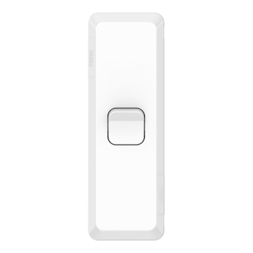 Clipsal Pro Series Architrave Switch, Vertical Mount, 1 Gang, 250V, 20A, /16AX