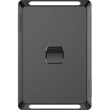 Clipsal Pro Switch Plate Skin, 1 Gang, Horizontal/Vertical Mount, Clip-On