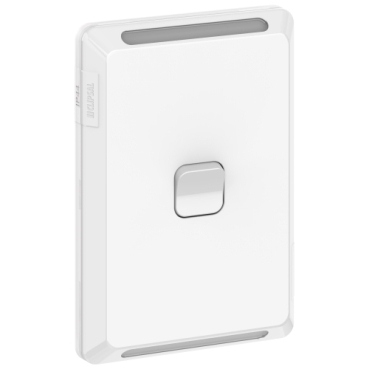 Extra Vivid White | Pro Series Switch Vertical 1 Gang, 1/2 Way 20A