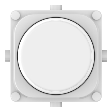 Rotary dimmer knob parts pack white