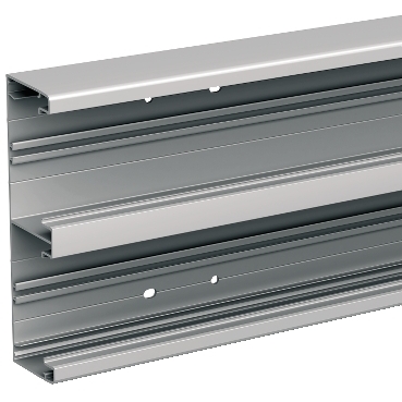 OptiLine 70 Trunking in aluminium, without front cover. 185x55