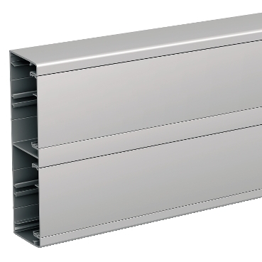 OptiLine 70 Trunking in aluminium, with front cover. 185x55