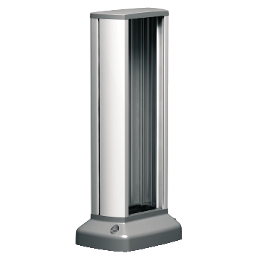 OptiLine 70 one-sided Post in aluminium without front cover