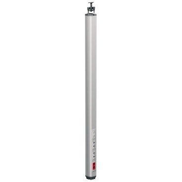 OptiLine 70 Pole, free-standing, tension-mounted. Two-sided. Unica wiring device