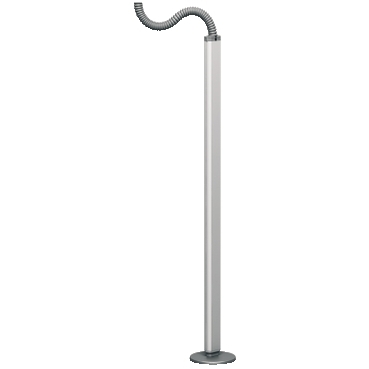 OptiLine 70 Pole free-standing and movable one sided. No wiring device