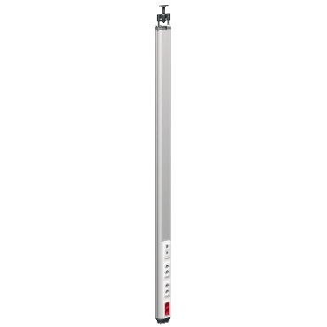 OptiLine 70 Pole, free-standing, tension-mounted. One-sided. Altira wiring device, pin-earthed