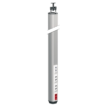 OptiLine 70 Pole, free-standing, tension-mounted. Two-sided. Altira wiring device, pin-earthed
