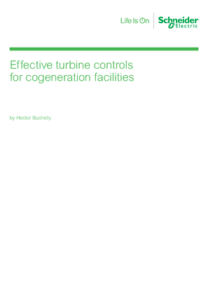 Effective turbine controls for cogeneration facilities