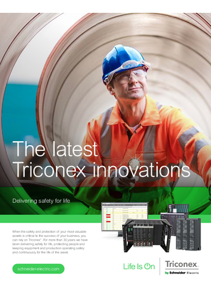 Delivering safety for life with the latest Triconex innovations