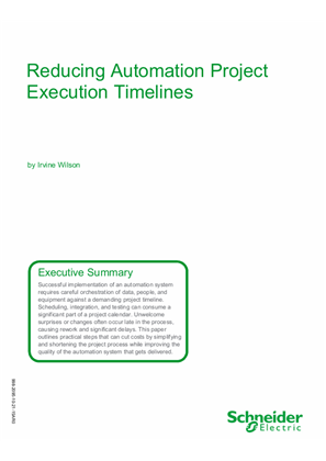 Reducing Automation Project Execution Timelines