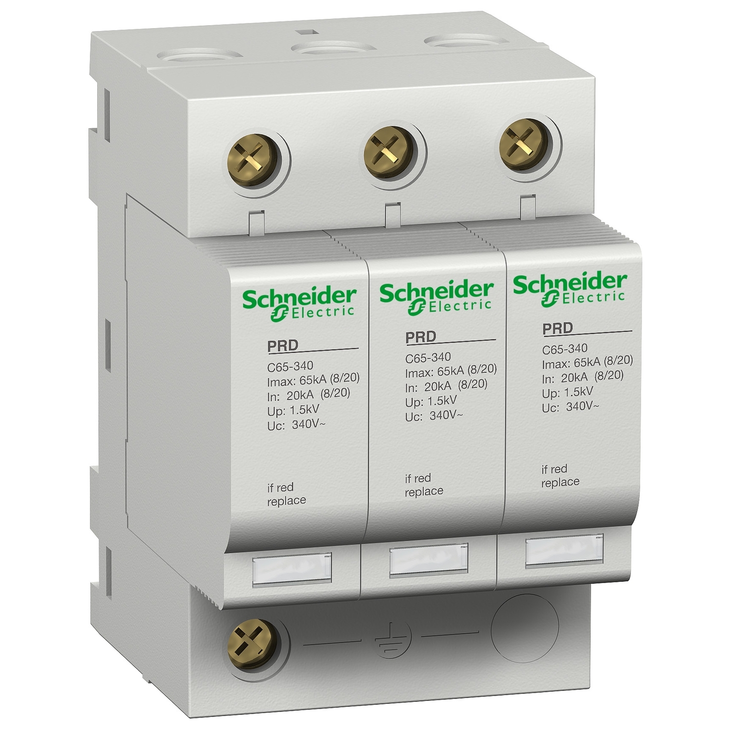 Parafoudre combiné 1 pôle + N Schneider electric