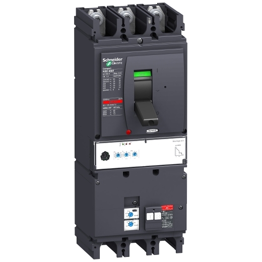 Lv432731 Circuit Breaker Vigicompact Nsx400f 36 Ka At 415 Vac Micrologic 2 3 Trip Unit 400 A Add On Vigi Mb Module 3p 3d Schneider Electric Global