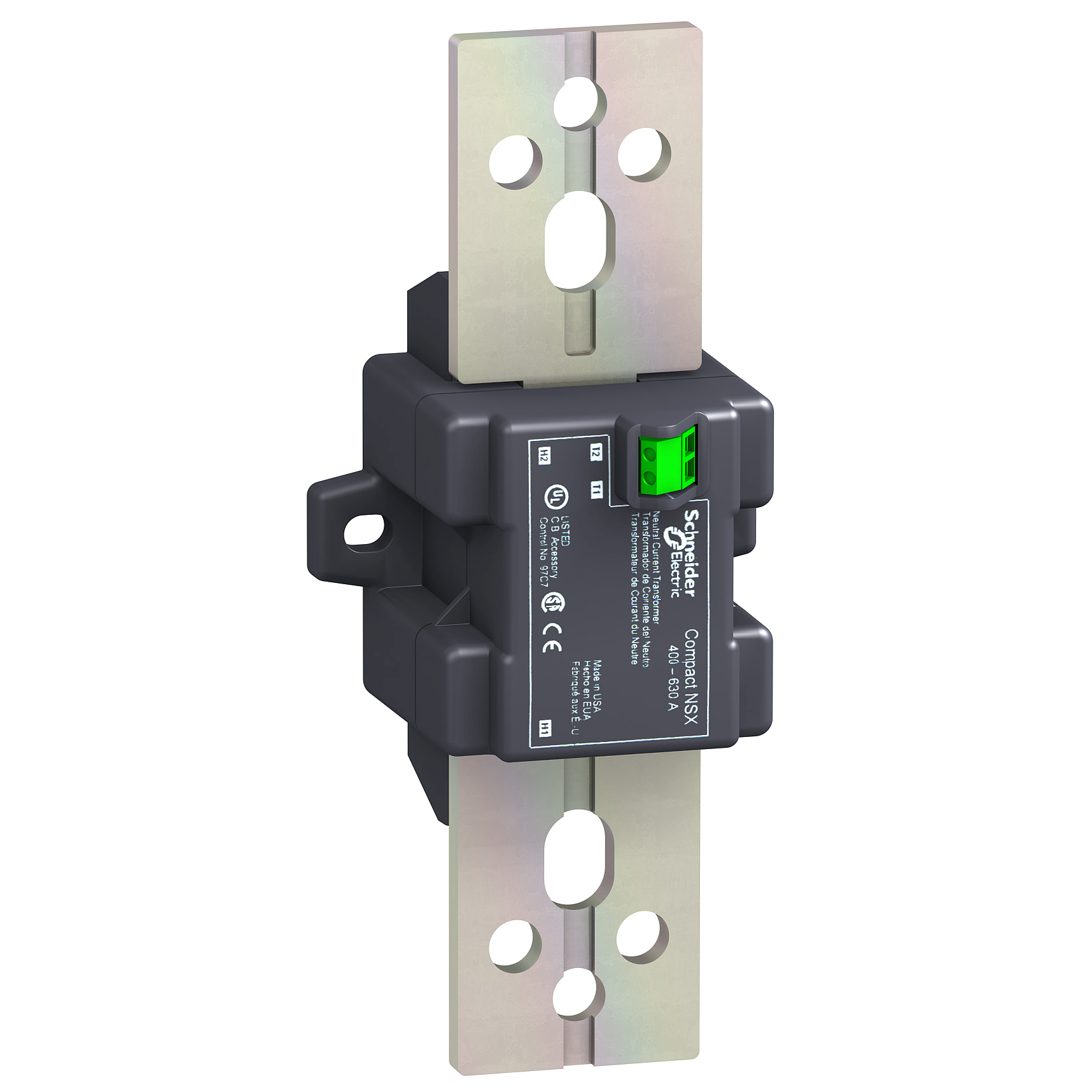 external neutral current transformer, ComPact NSX400/630, 400A to 630A, 3P breakers with Micrologic 5/6 trip unit