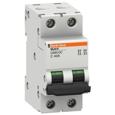 C60N DC Schneider Electric Modular circuit-breakers for direct current (125V / 1P)