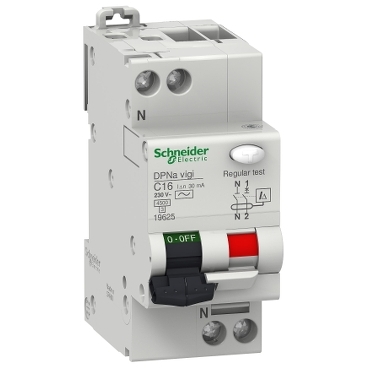 DPN N Vigi RCBO Schneider Electric Act 9 DPN N Vigi RCCB with Over Current Protection (RCBO) up to 40A