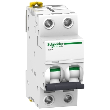 Acti9 iC60a DIN rail MCB, 2 poles