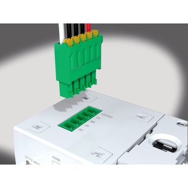 Reflex iC60: DIN rail miniature integrated control circuit breaker, with 24V PLC interface, integrated OF/SD auxiliaries and remote control