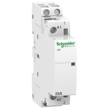 ACTI9 iCT25A kontaktor (mágneskapcsoló), 60Hz, 1NO, 220-240VAC - A9C20631