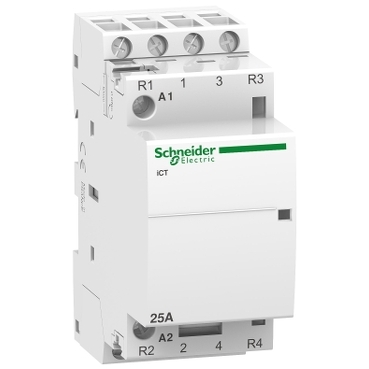ACTI9 iCT25A kontaktor (mágneskapcsoló) 50Hz, 2NONC, 220-240VAC - A9C20838