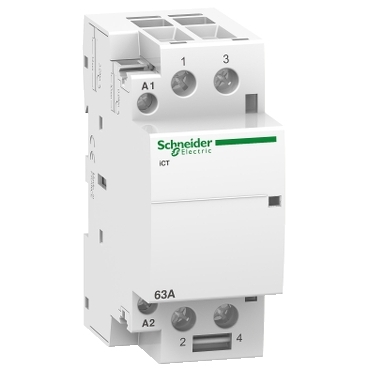 ACTI9 iCT63A kontaktor (mágneskapcsoló), 50Hz, 2NO, 220-240VAC - A9C20862