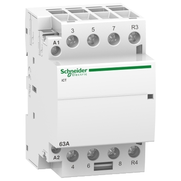 ACTI9 iCT63A kontaktor (mágneskapcsoló) 50Hz, 3NO 1NC, 220-240VAC - A9C20869