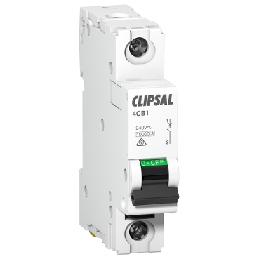 MCB commercial  1P 1 module; Max 4; Clipsal