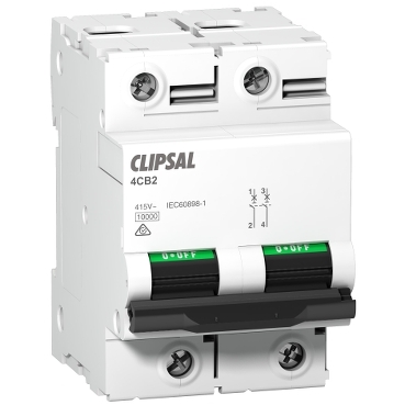 MCB commercial  2P 3 modules; Max 4; Clipsal