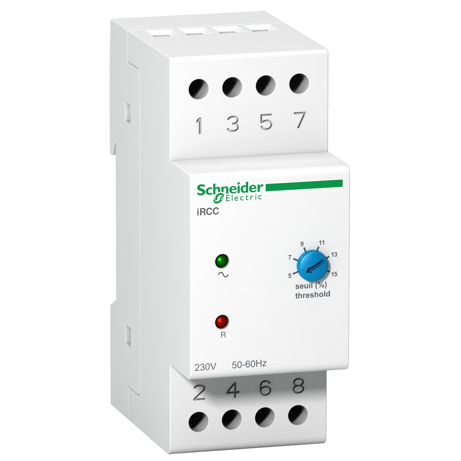 Kompresszor vezérlő relé 1F+N növekedés/csökkenés  8A/250V 195.5-218.5V AC Acti 9 iRT Schneider