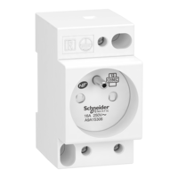  A9A15306 A9A15306 UTIČNICA 2P+E 16A BELA NF  