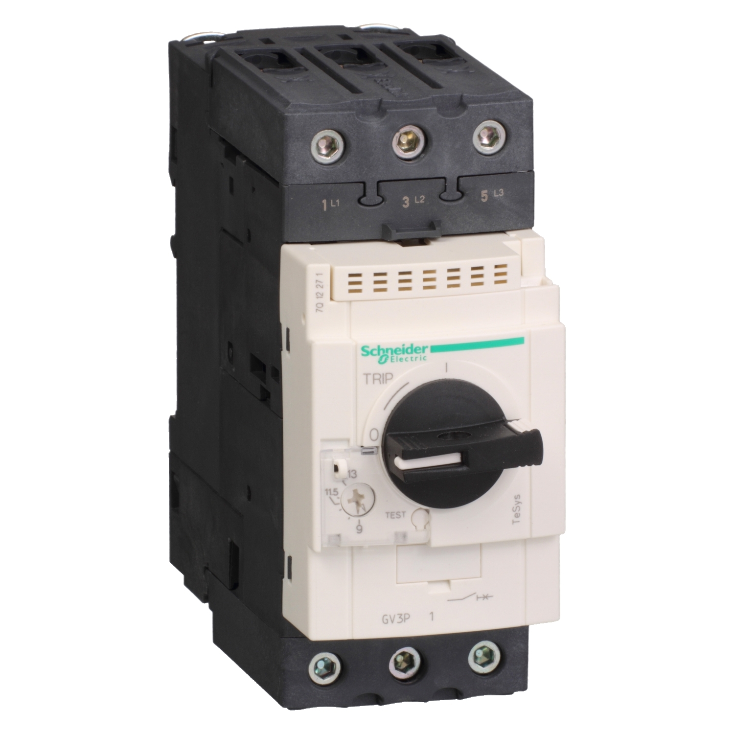 Motor circuit breaker, TeSys Deca, 3P, 12 to 18A, thermal magnetic, EverLink terminals
