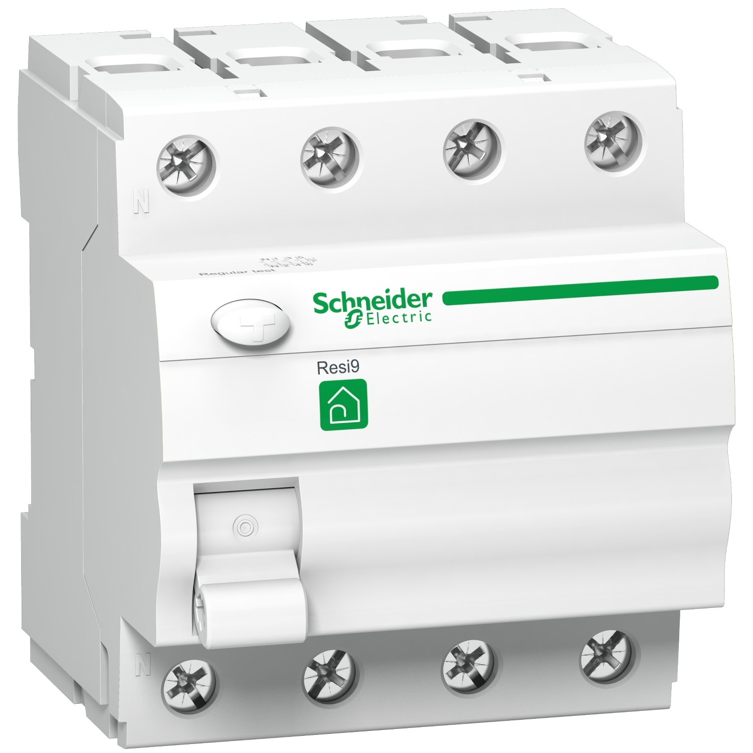 Áram-védőkapcsoló (Fi-relé) analóg 4P 63A 30mA AC-típus 6kA Resi9 Schneider