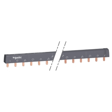Cutable comb busbar 3P 100A 24 modules
