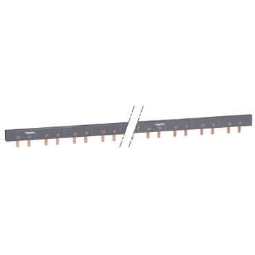 Cutable comb busbar Aux+2P 100A 57 modules