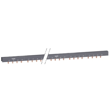 Cutable comb busbar Aux+4P 100A 57 modules